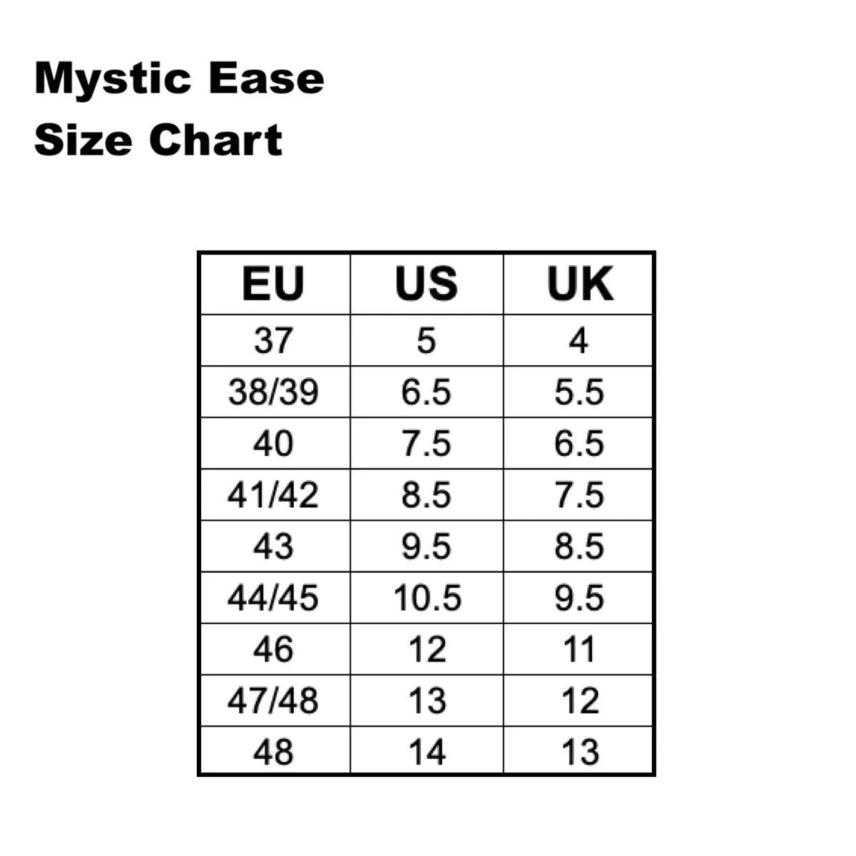 Mystic Ease 3mm Shoe