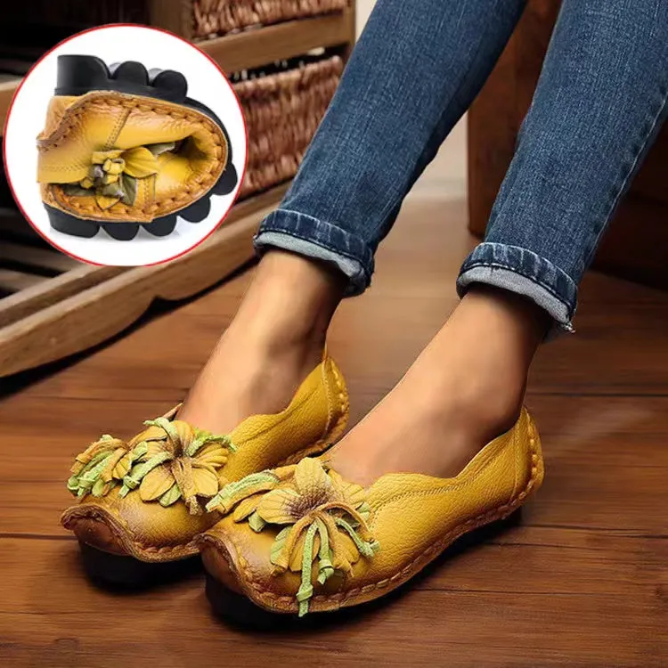 New Autumn Flowers Handmade Shoes