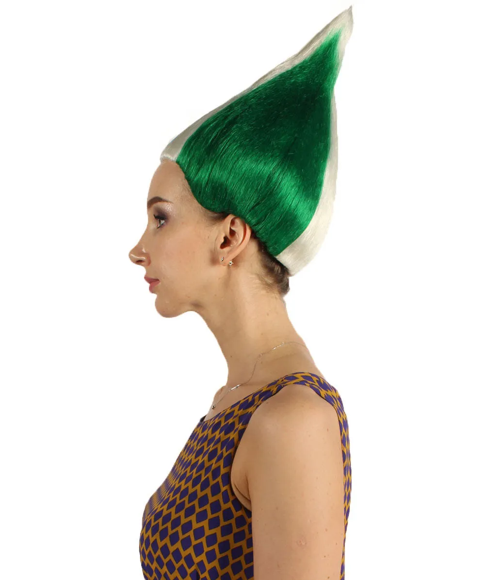 Nigeria Flag Sport Troll Wig | Premium Breathable Capless Cap