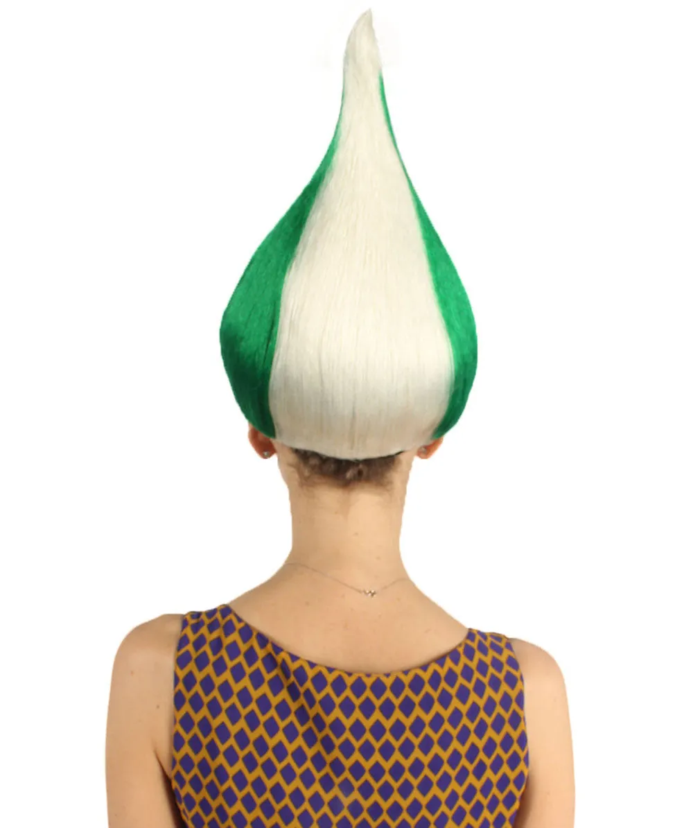 Nigeria Flag Sport Troll Wig | Premium Breathable Capless Cap
