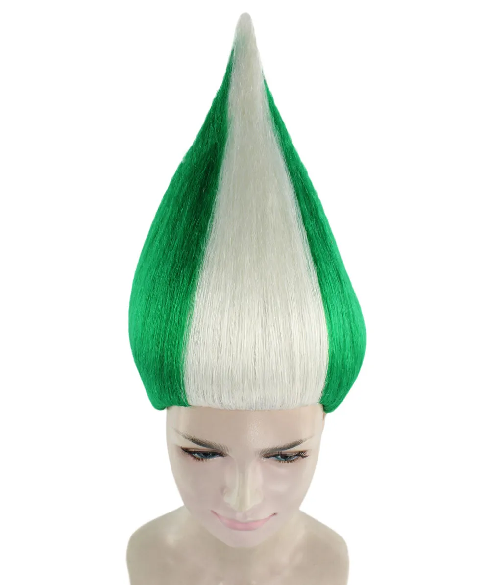 Nigeria Flag Sport Troll Wig | Premium Breathable Capless Cap