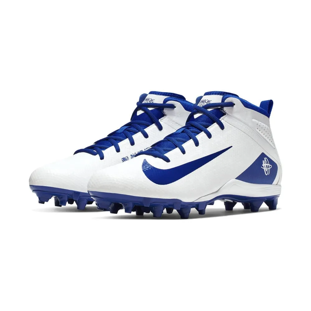 Nike Alpha Huarache 7 Varsity White/Royal Blue Lacrosse Cleats