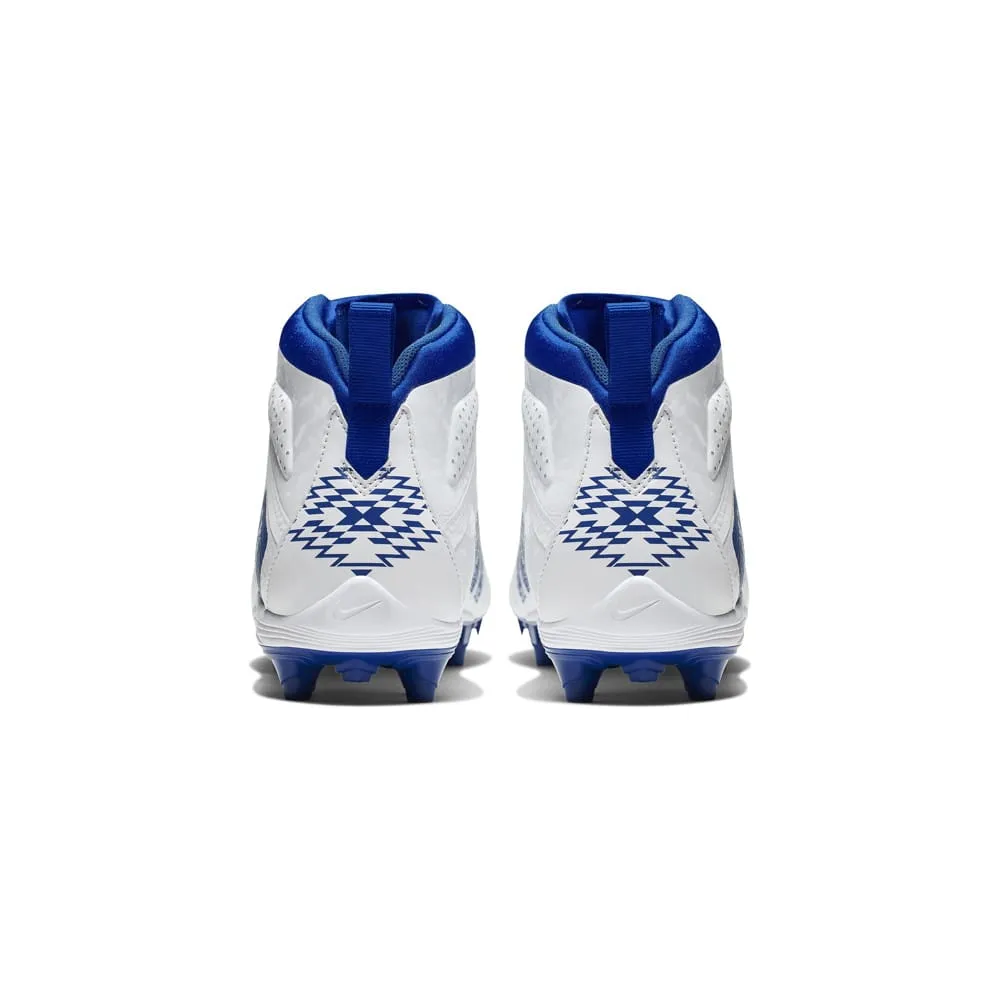 Nike Alpha Huarache 7 Varsity White/Royal Blue Lacrosse Cleats