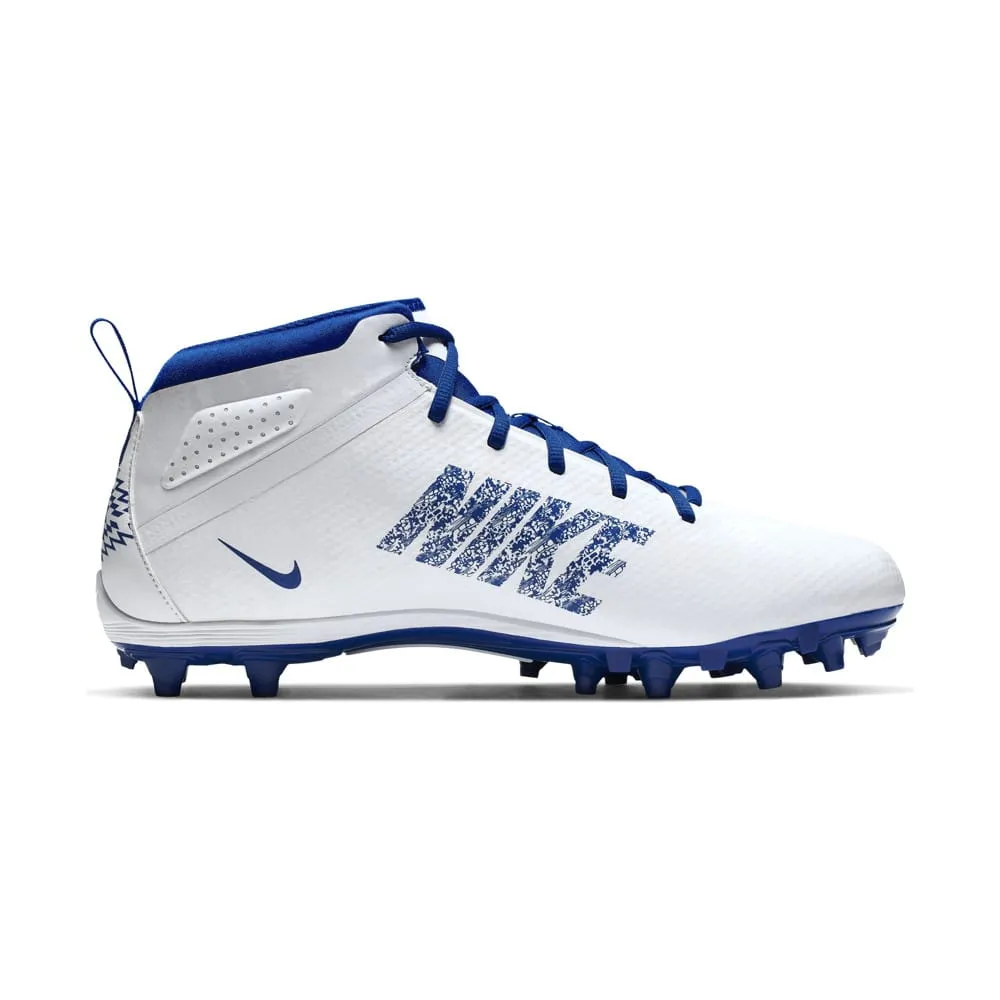 Nike Alpha Huarache 7 Varsity White/Royal Blue Lacrosse Cleats