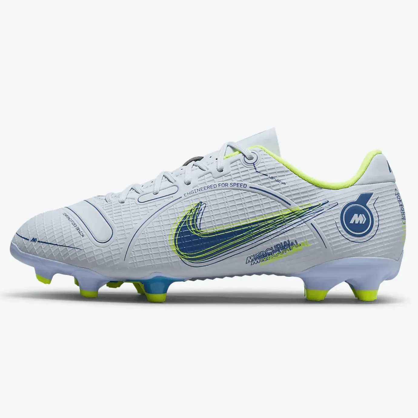 Nike JR Mercurial Vapor 14 Academy FG-MG - Grey-Blue