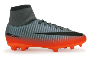 Nike Kids MercurialX Victory VI CR7 Dynamic Fit FG Cool Grey/Metalic Hematite/Wolf Grey
