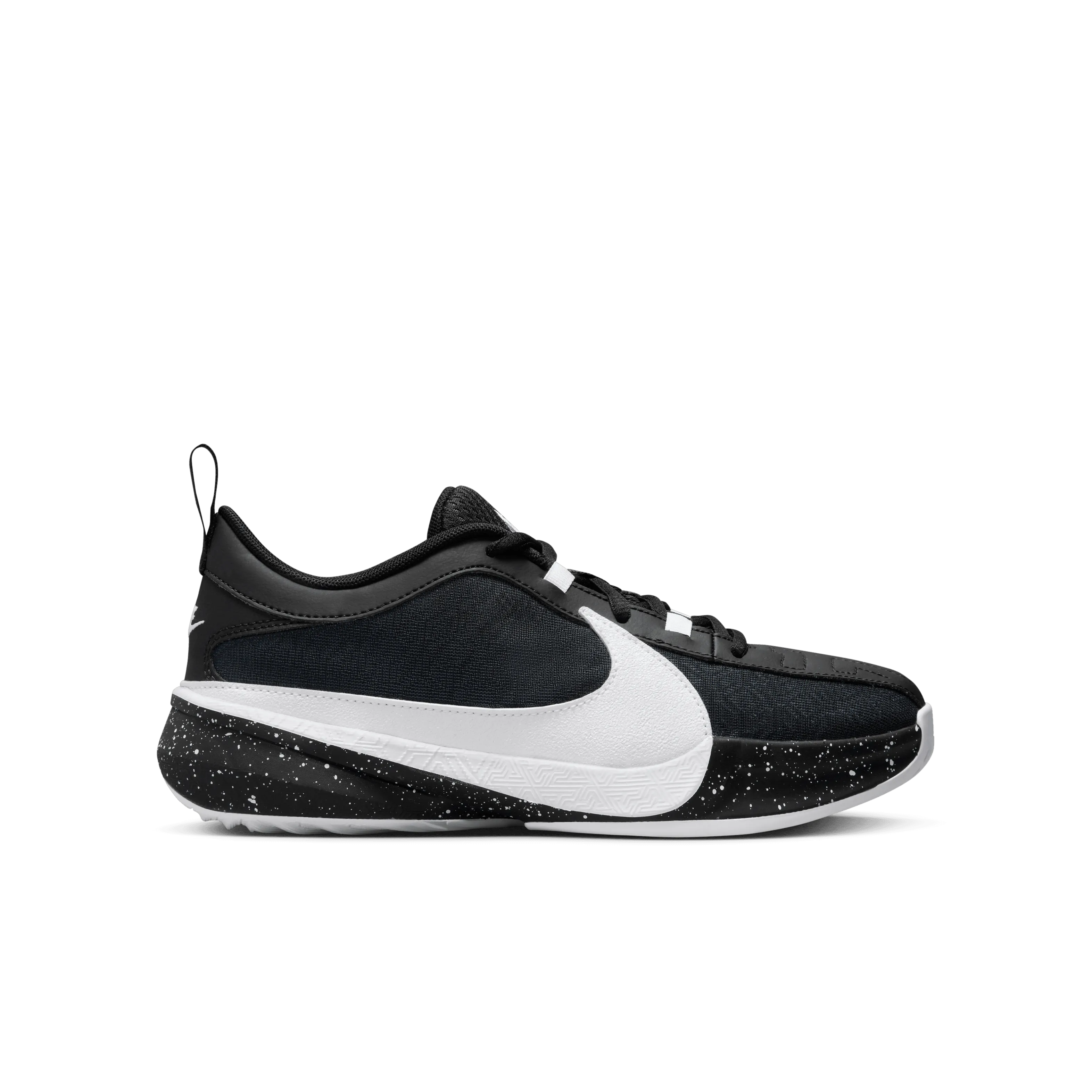 Nike - Unisex - GS Freak 5 - Black/Metallic Silver