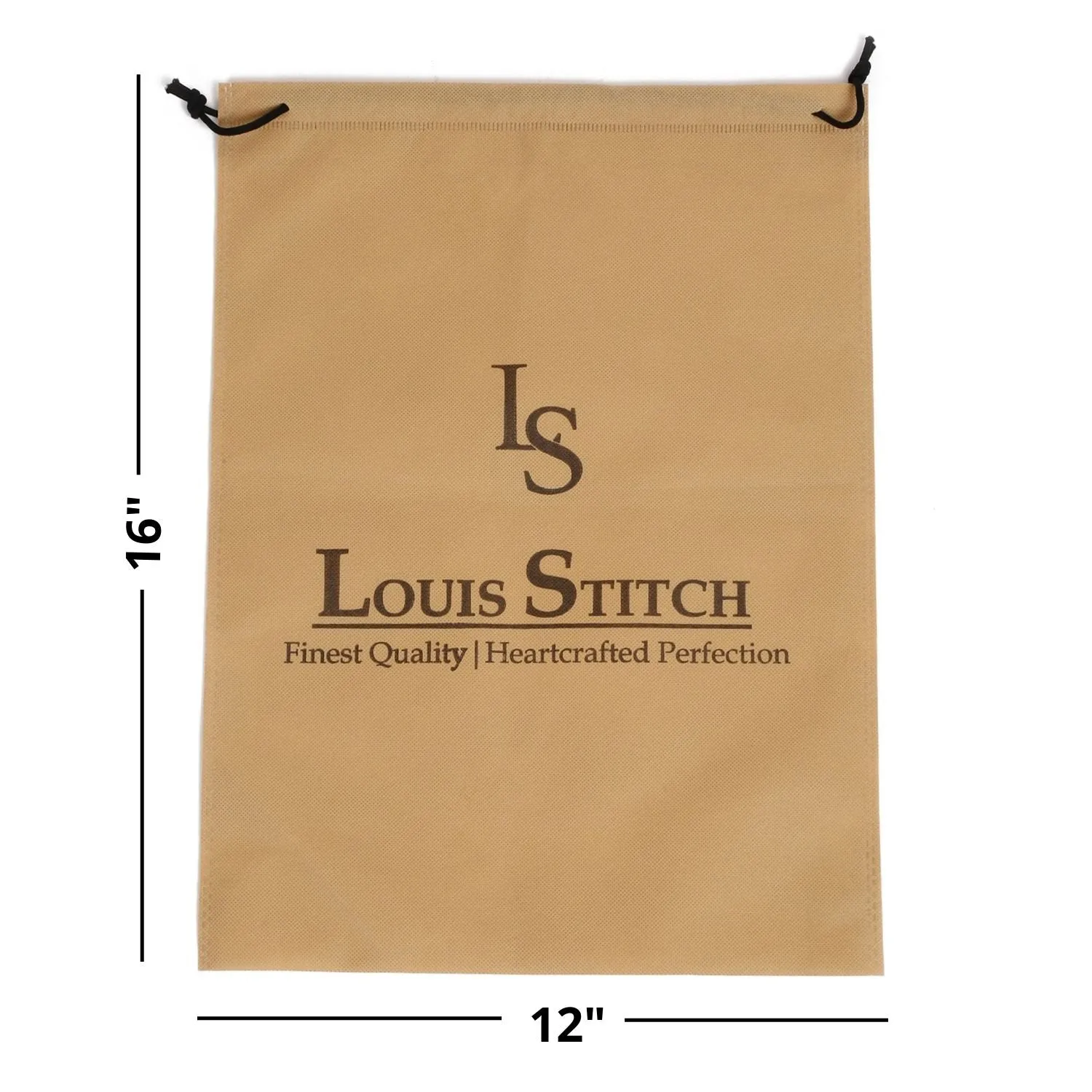Non Woven Shoe Bag Pack Of  10 Beige Plain & See-Thru