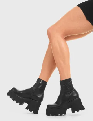 Notorious Chunky Platform Ankle Boots