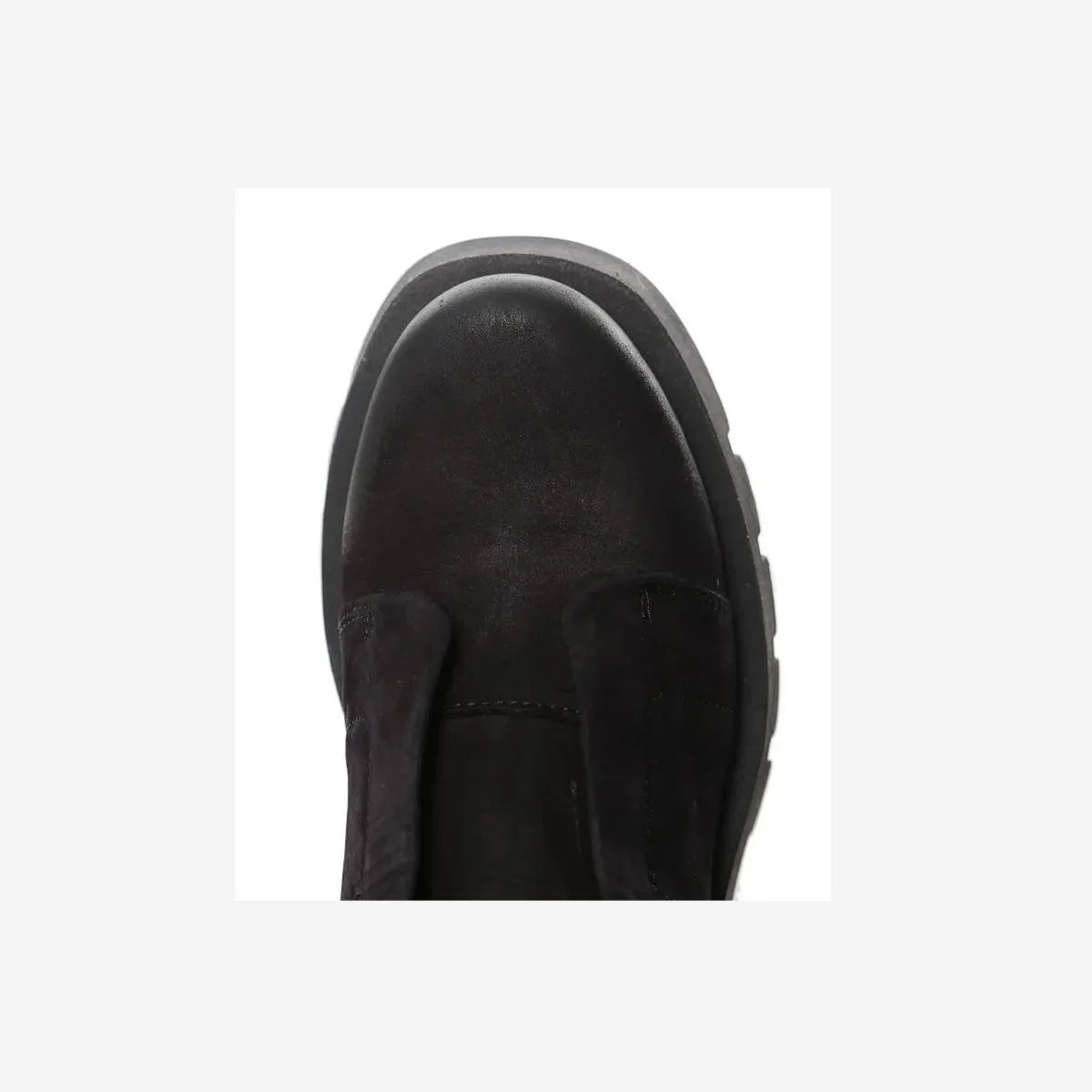 NUKI NO LACE NABUK NERO BOOTS