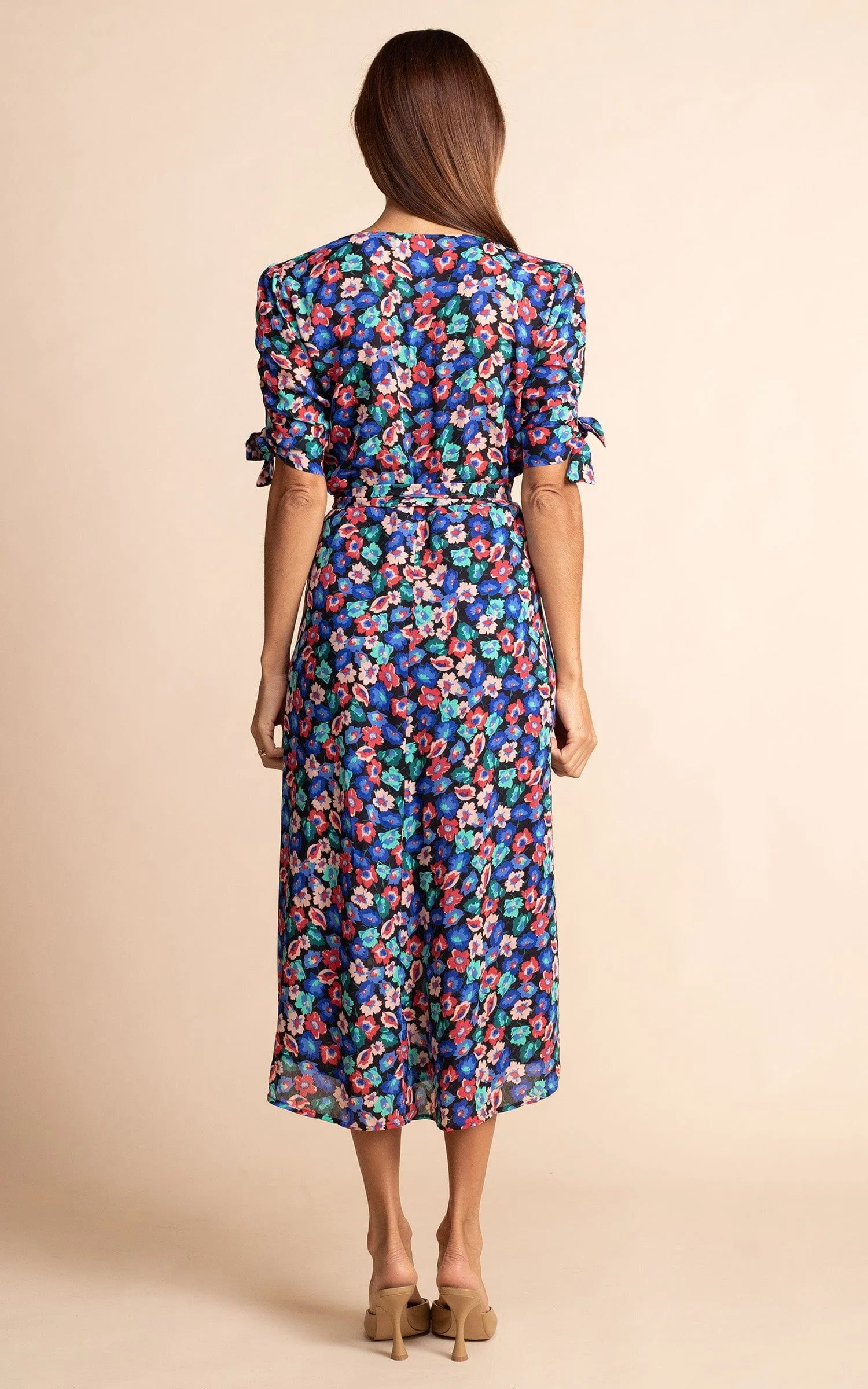 Olivera Midi Dress in Multi Floral