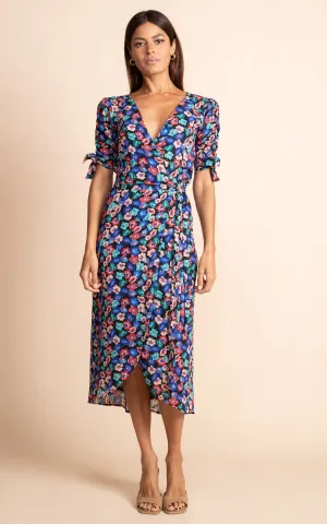 Olivera Midi Dress in Multi Floral