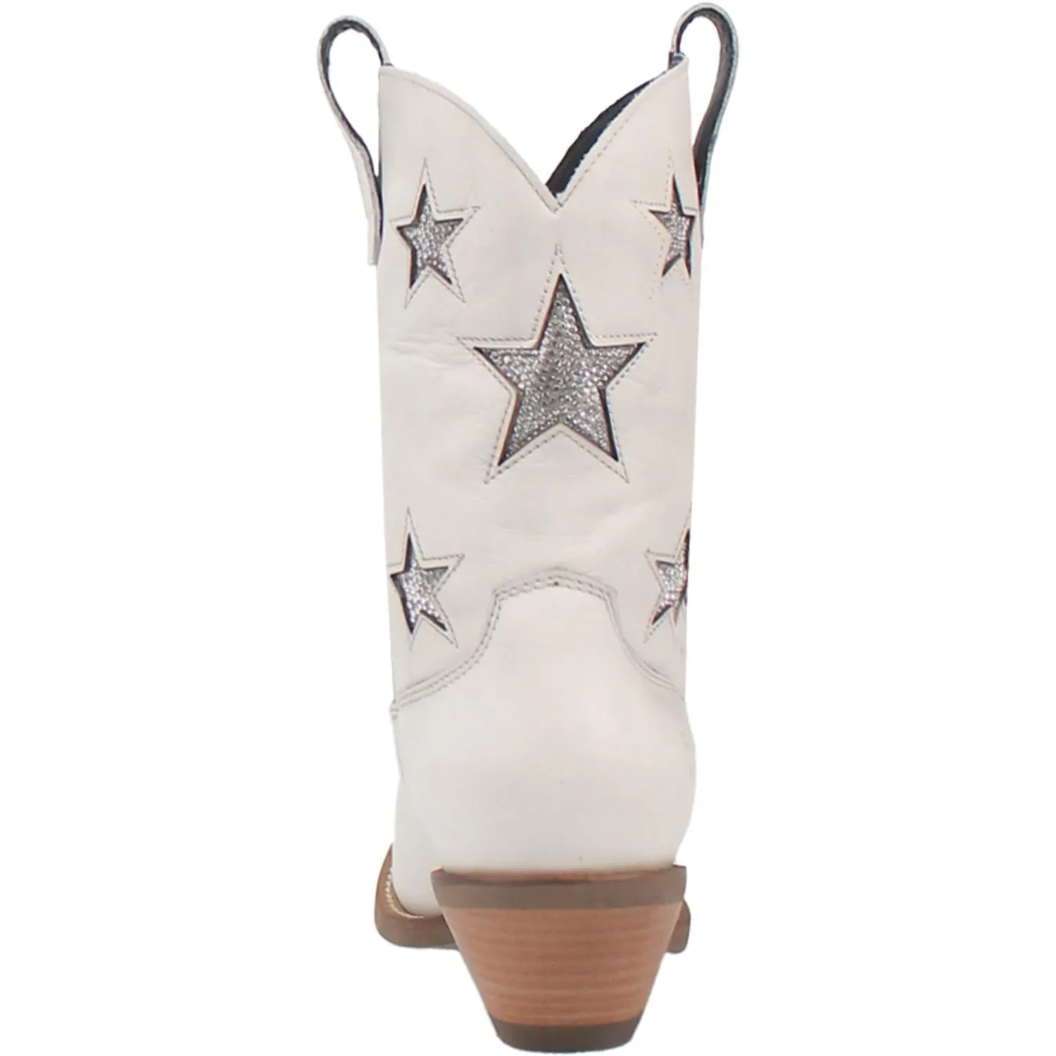 Online Exclusive | Dingo | Star Struck Leather Bootie in White  **PREORDER