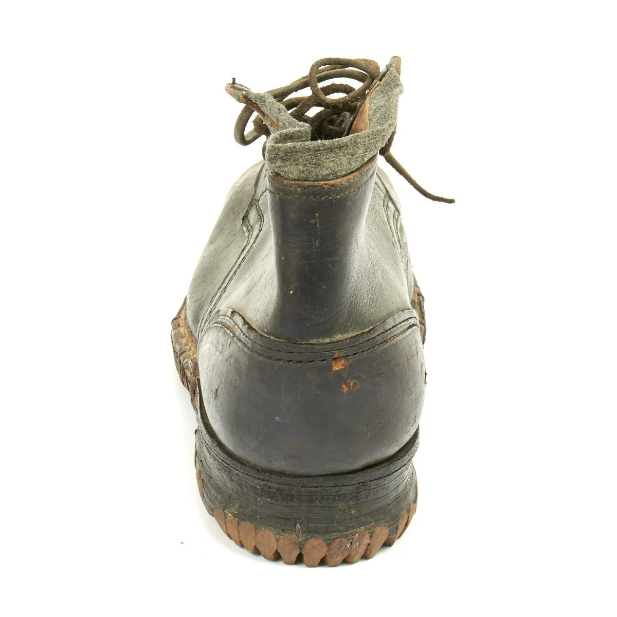 Original German WWII Gebirgsjäger Mountain Trooper Boots - Maker Marked