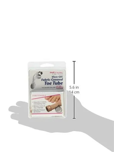 PediFix Visco-GEL Fabric-Covered Toe Tube