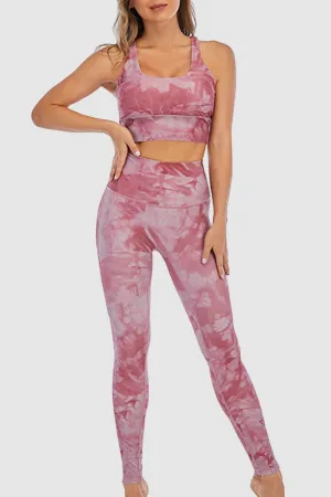 Pink Cross Sport Bra