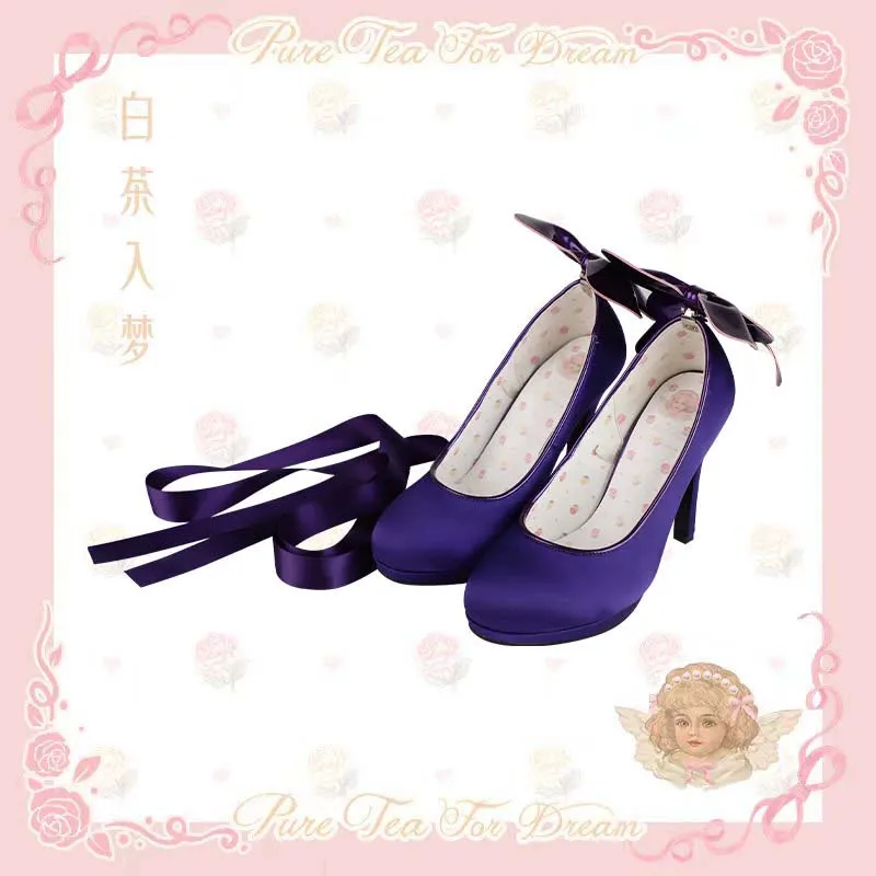 Pure Tea For Dream~Butterfly Specimen~Ballet Style Lolita Shoes Elegant Platform Lolita Heels