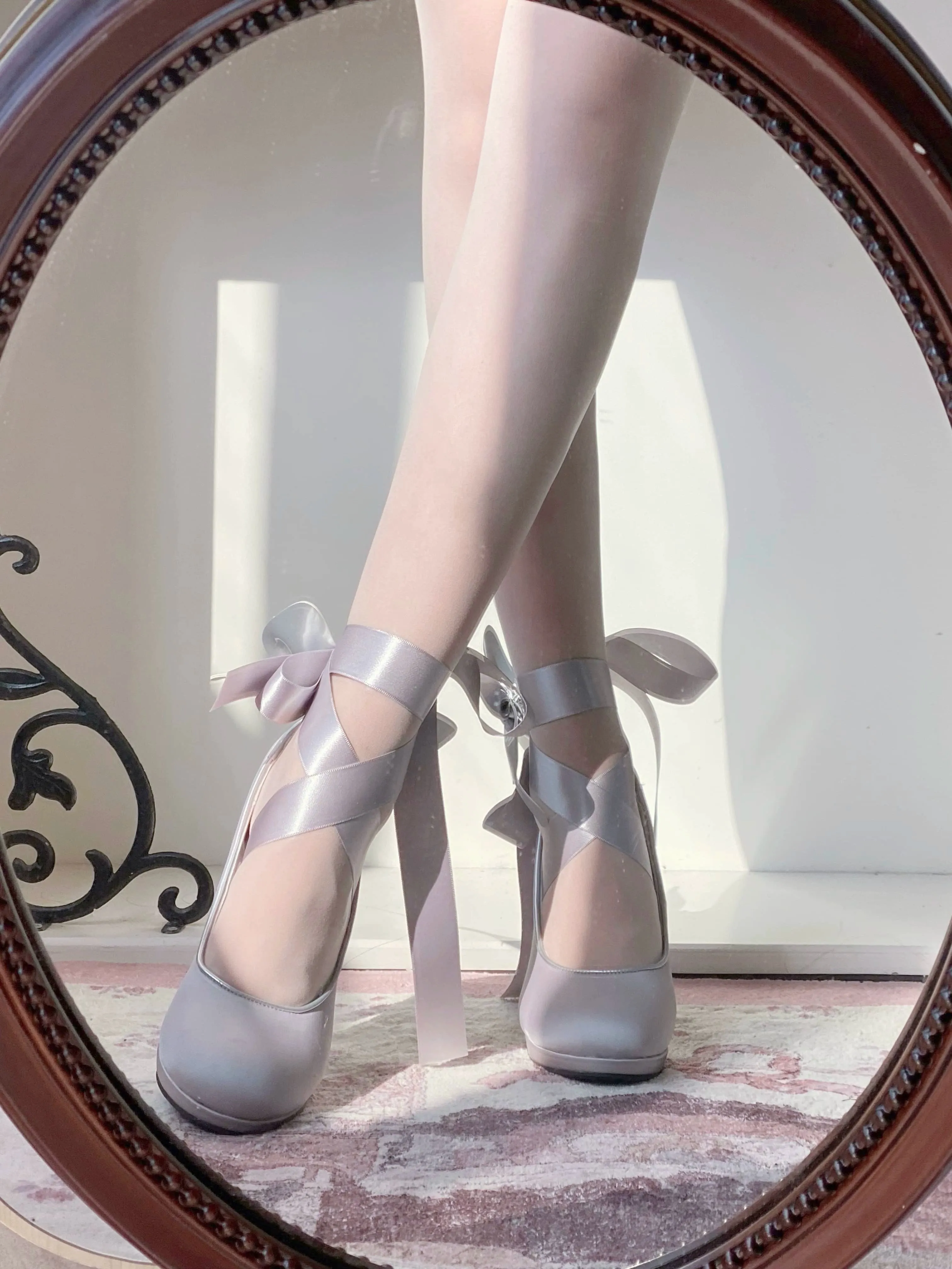 Pure Tea For Dream~Butterfly Specimen~Ballet Style Lolita Shoes Elegant Platform Lolita Heels