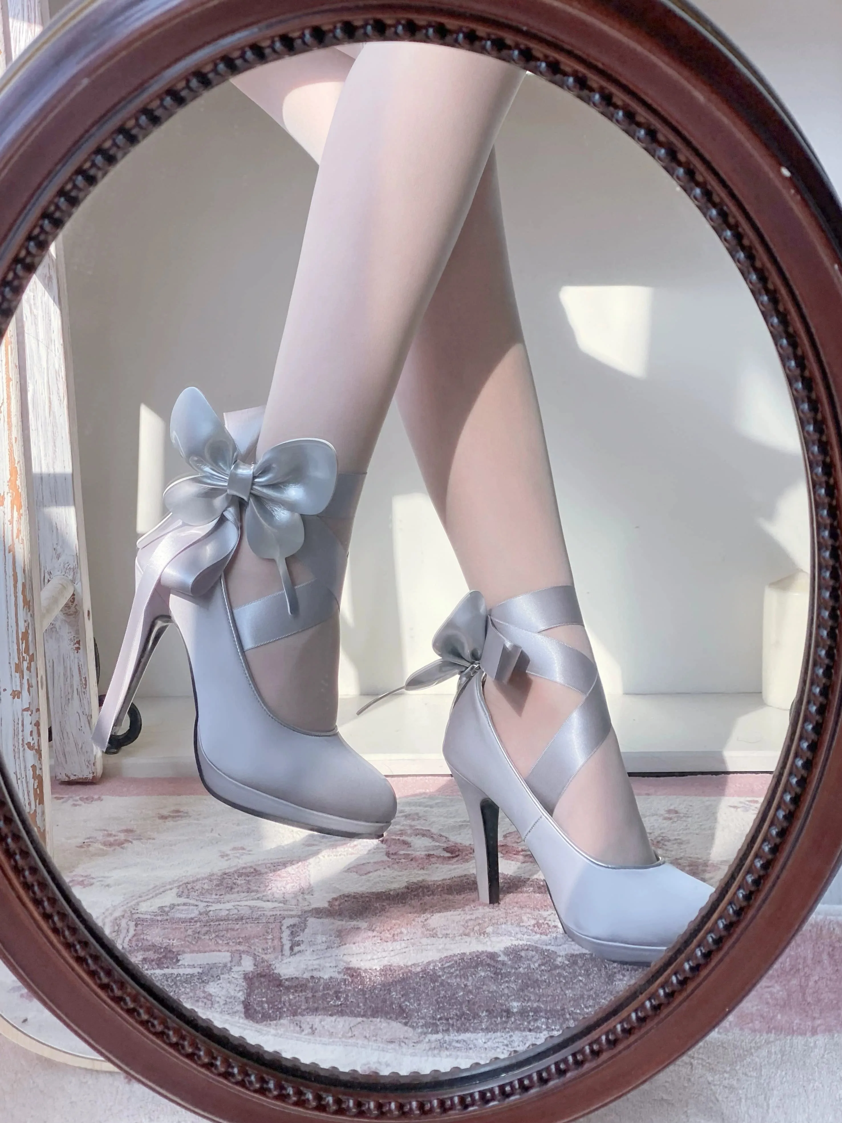 Pure Tea For Dream~Butterfly Specimen~Ballet Style Lolita Shoes Elegant Platform Lolita Heels