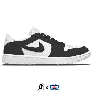 "Black & White" Jordan 1 Golf Shoes