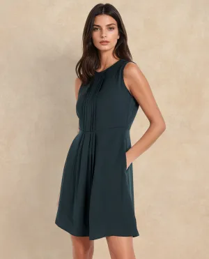 Rareism Women Roux Olive Plain Dress