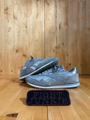 REEBOK ROYAL ULTRA SL Women's Size 8.5 Suede & Mesh Running Training Shoes Sneakers Gray BD5606