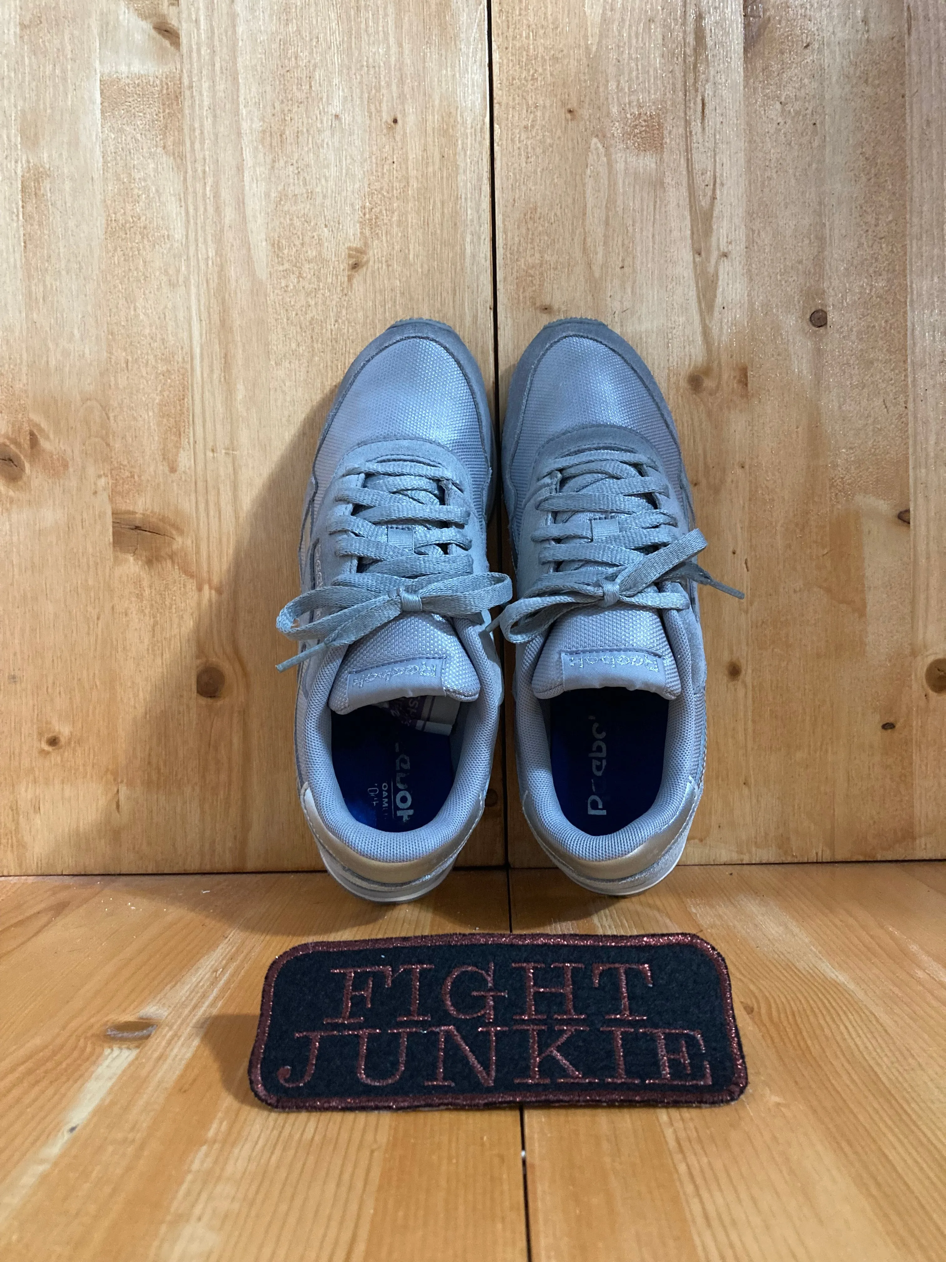 REEBOK ROYAL ULTRA SL Women's Size 8.5 Suede & Mesh Running Training Shoes Sneakers Gray BD5606