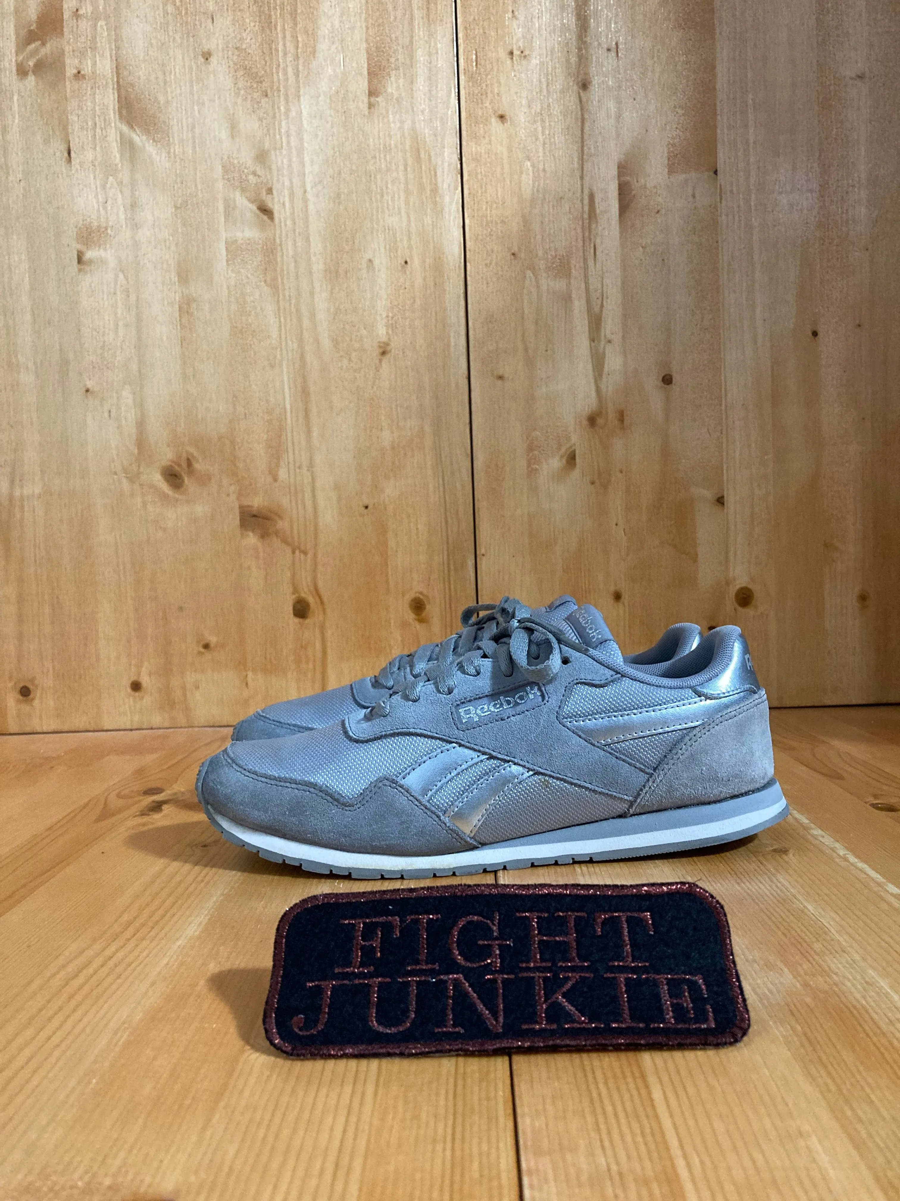 REEBOK ROYAL ULTRA SL Women's Size 8.5 Suede & Mesh Running Training Shoes Sneakers Gray BD5606