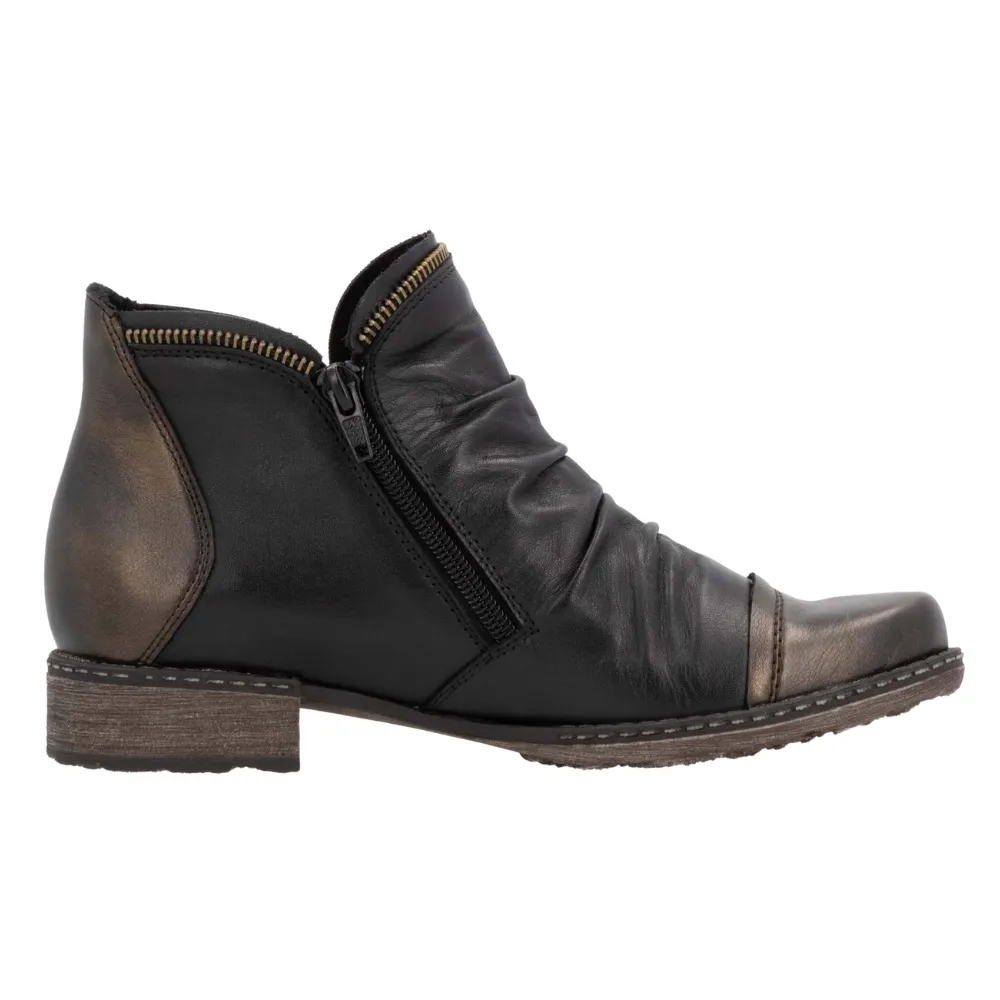 Remonte Chandra 80 Antik Black Bootie (Women's)