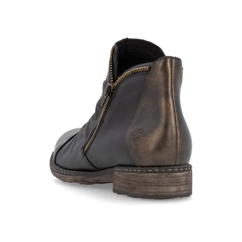 Remonte Chandra 80 Antik Black Bootie (Women's)