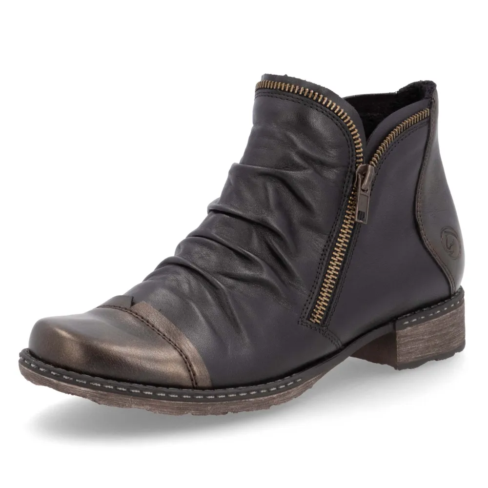 Remonte Chandra 80 Antik Black Bootie (Women's)