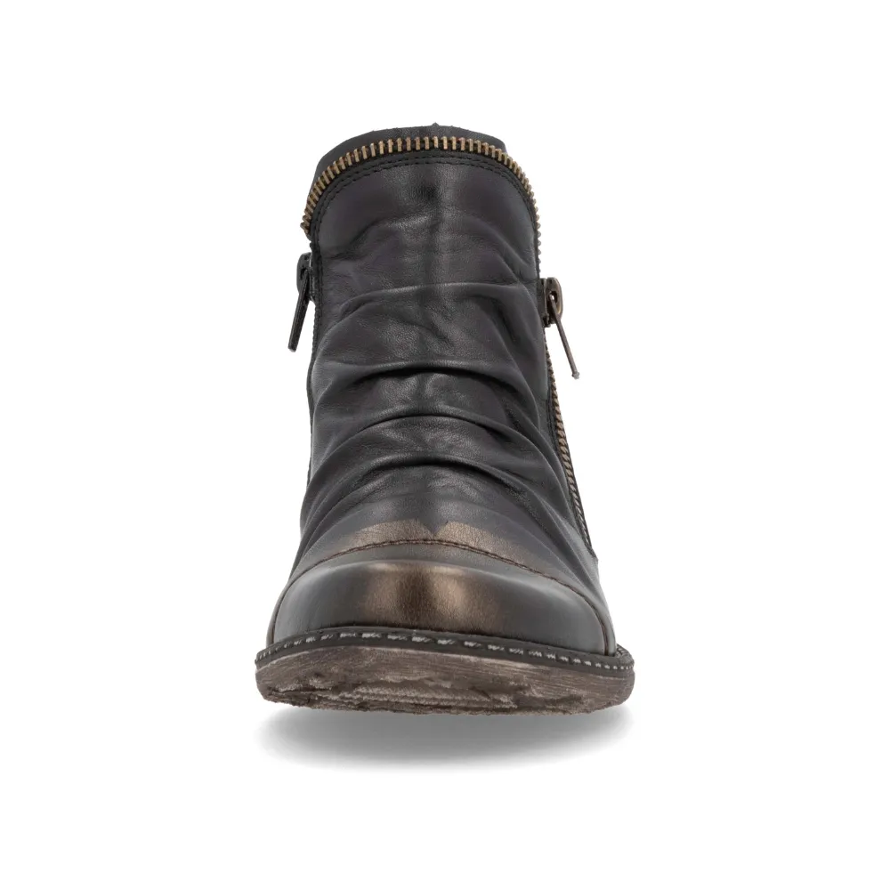 Remonte Chandra 80 Antik Black Bootie (Women's)