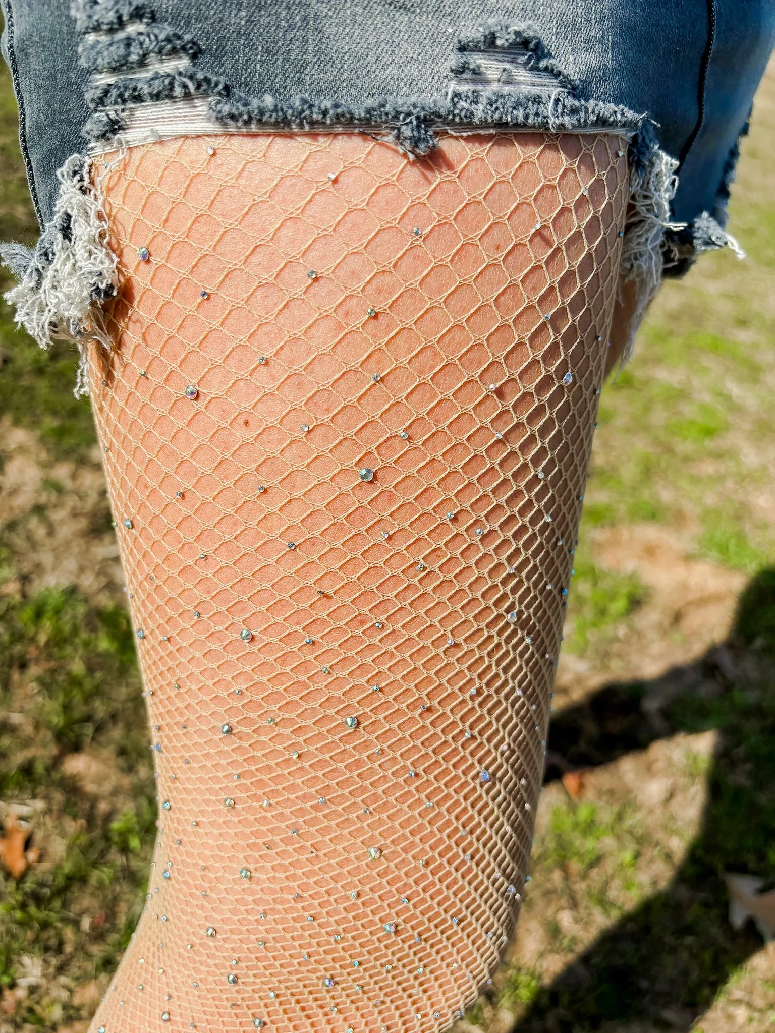 Rhinestone stockings