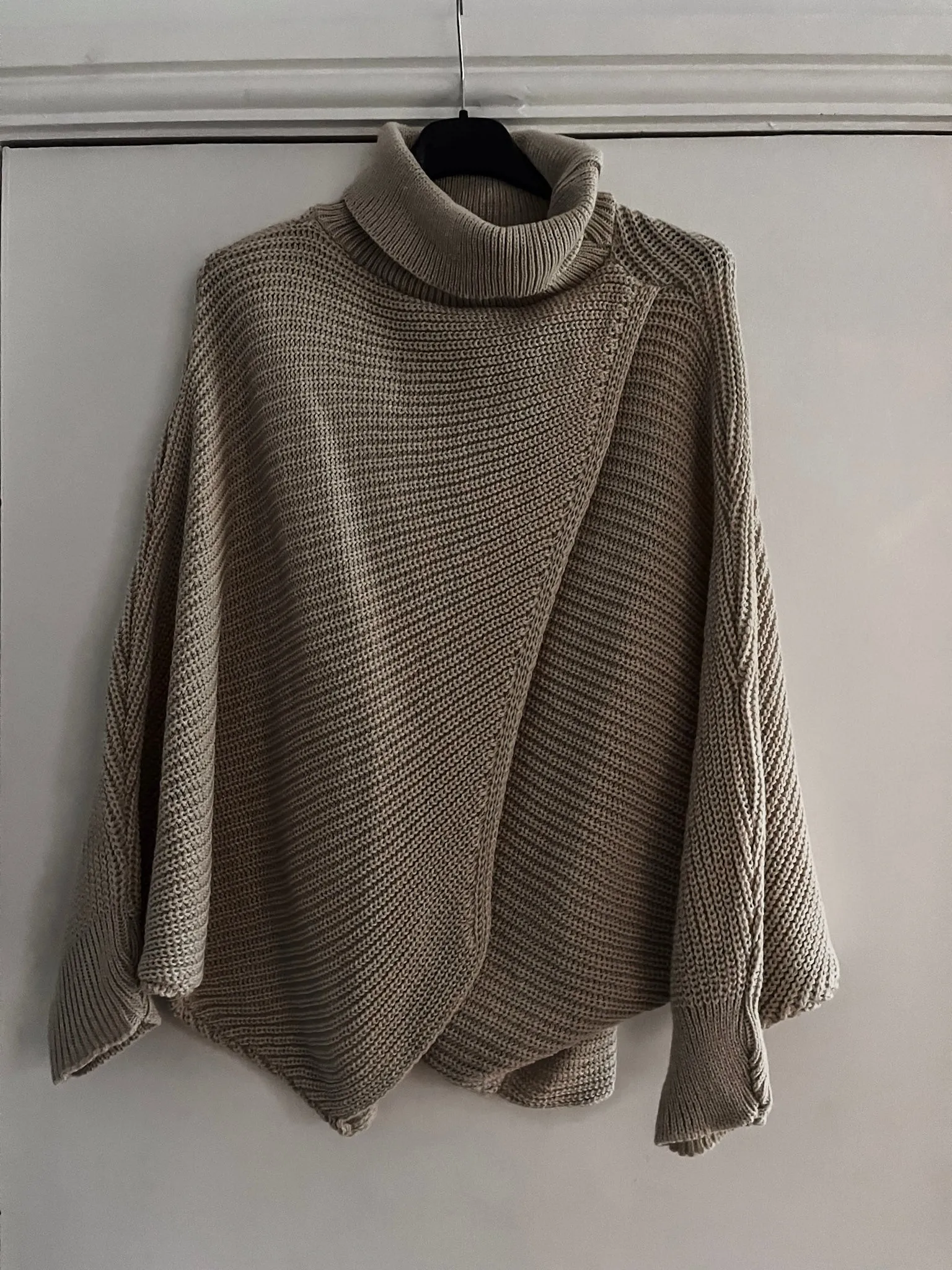 Roll Neck Wrap Jumper
