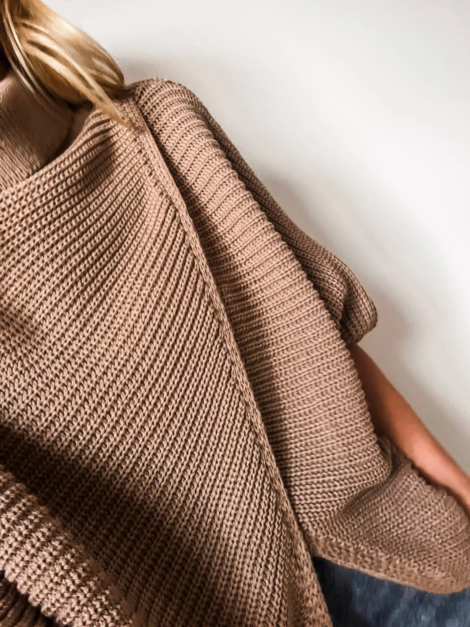 Roll Neck Wrap Jumper