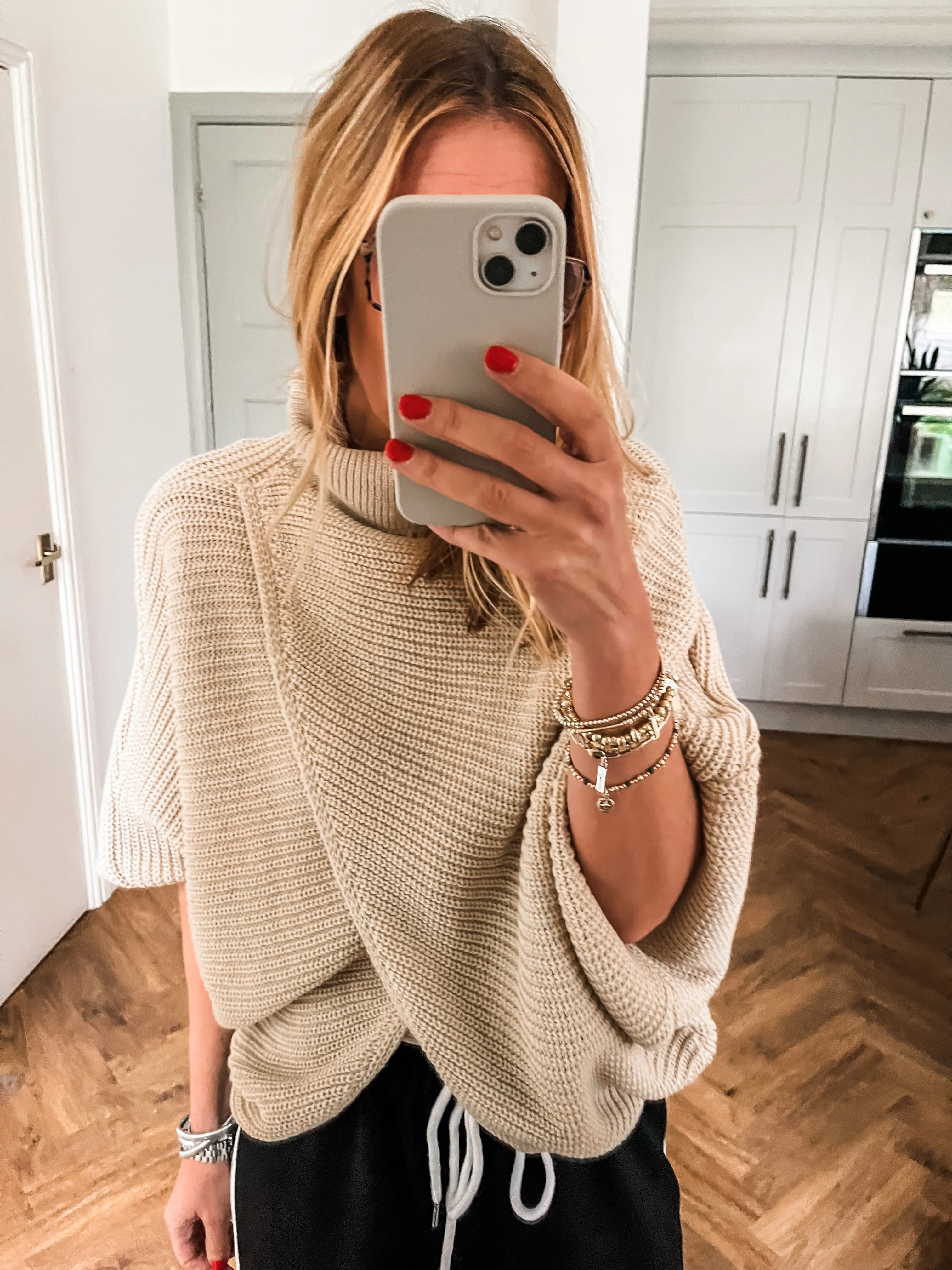 Roll Neck Wrap Jumper