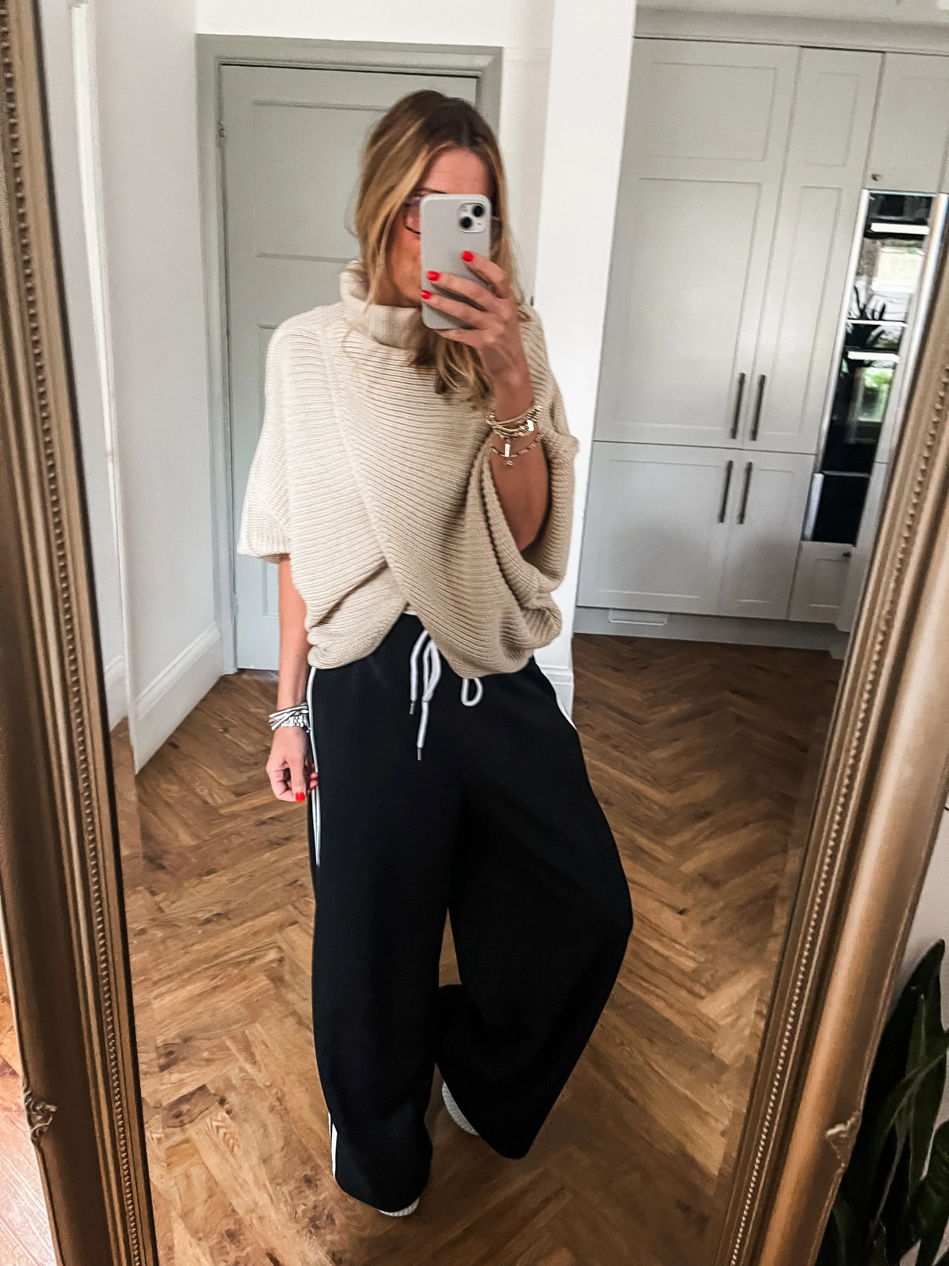 Roll Neck Wrap Jumper
