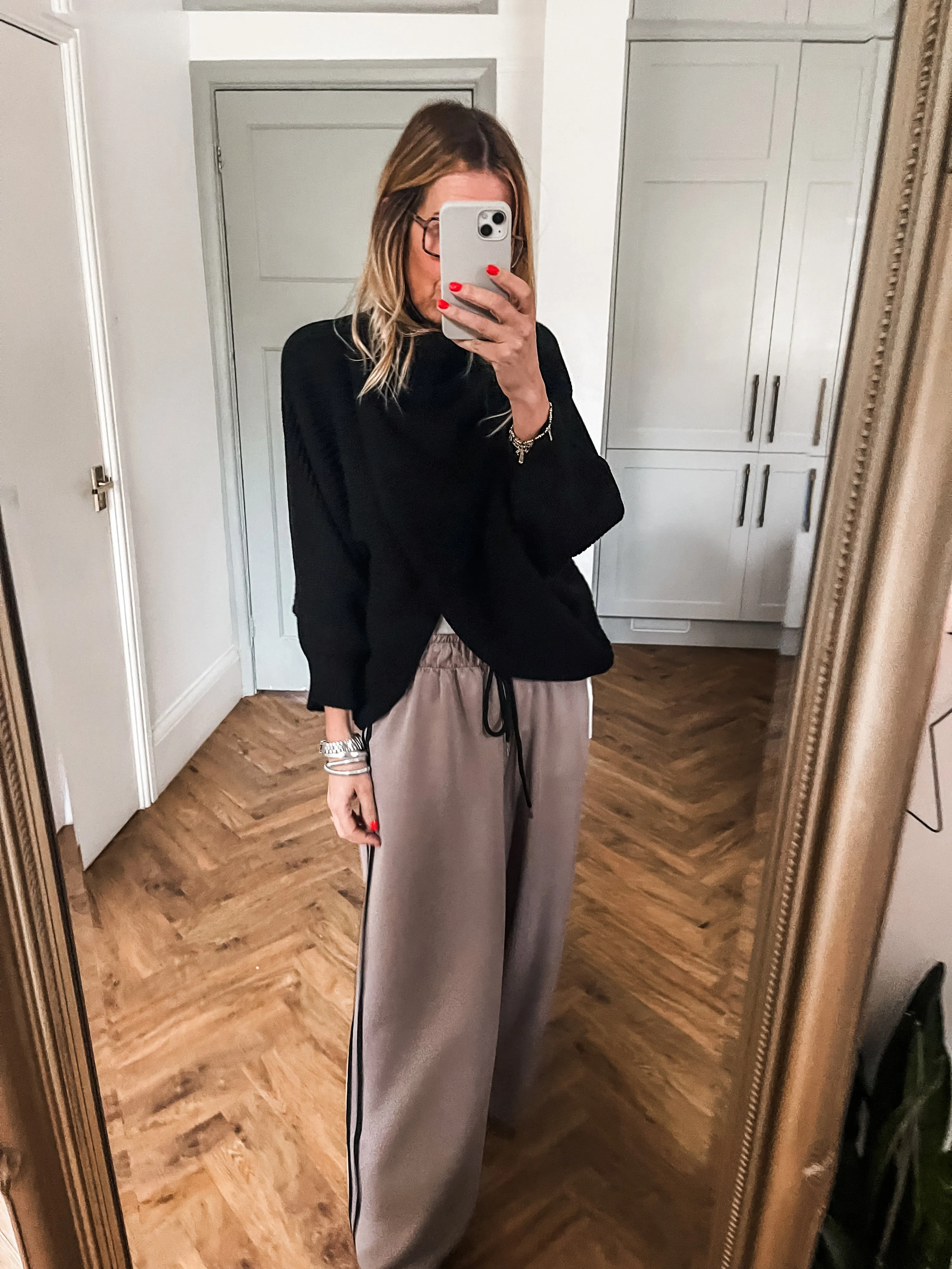 Roll Neck Wrap Jumper