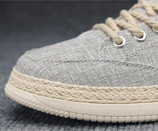 Round Toe Flat Cloth Breathable Shoes