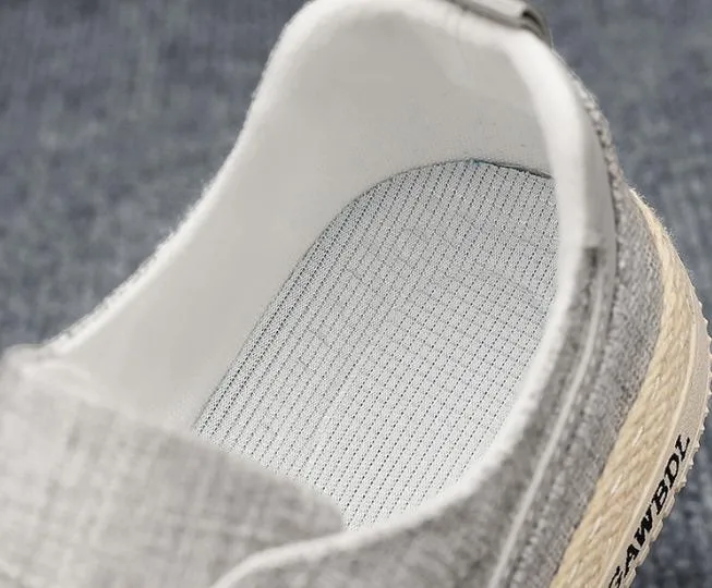 Round Toe Flat Cloth Breathable Shoes