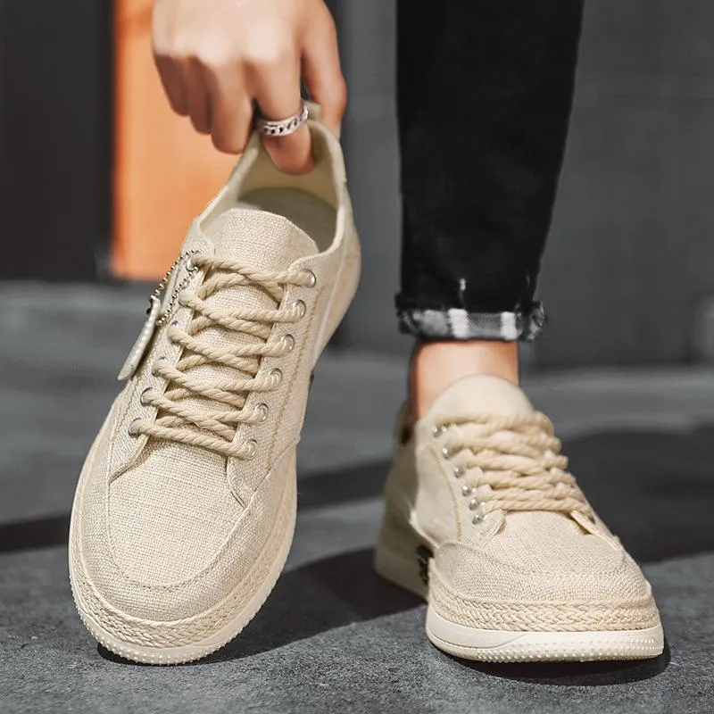 Round Toe Flat Cloth Breathable Shoes