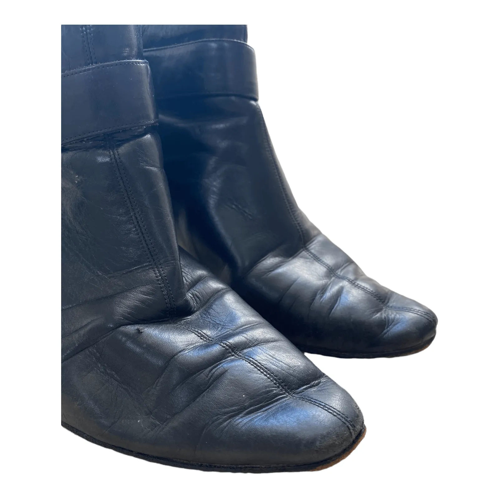 Russell and Bromley Leather Ankle Boots Black UK size 7 EU Size 40