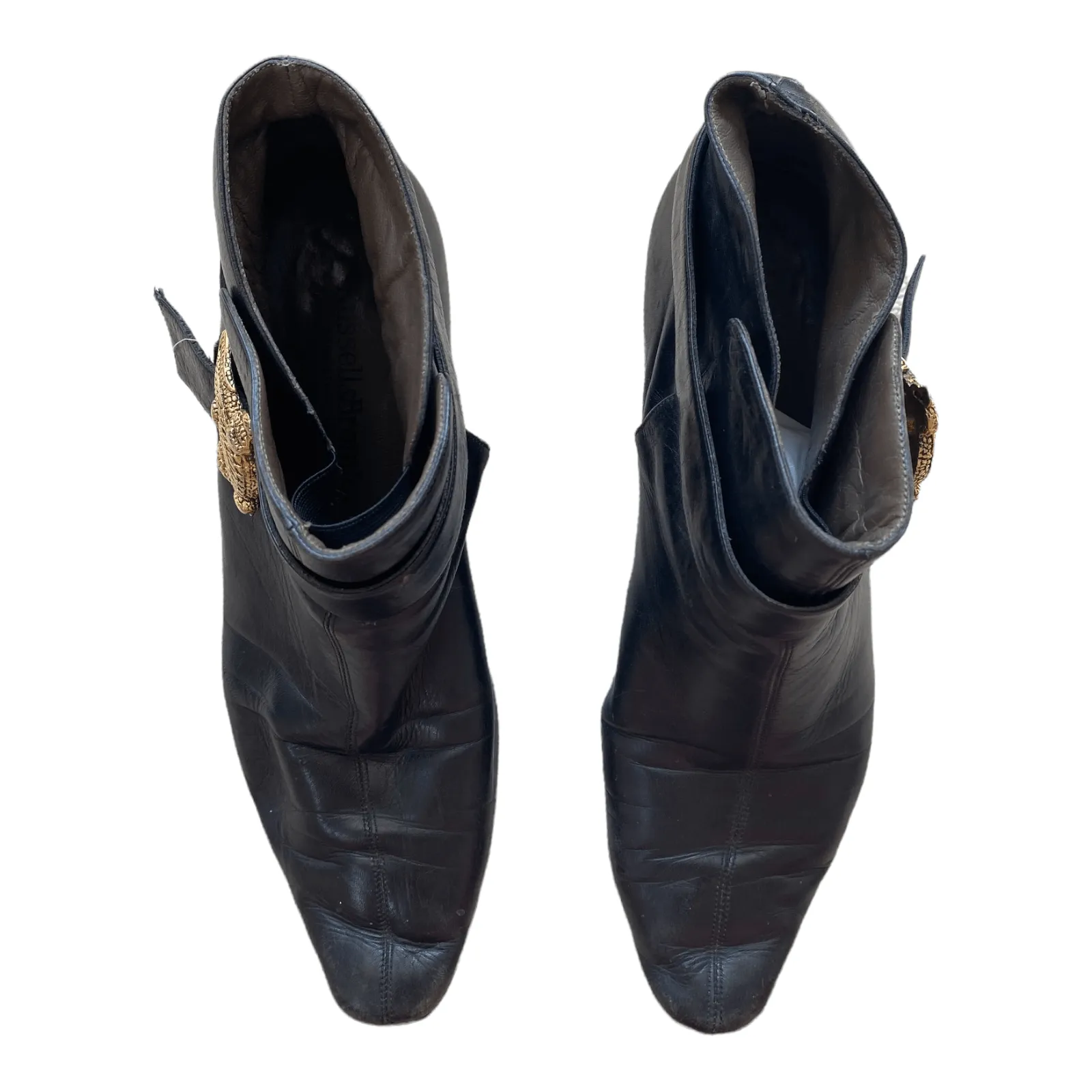 Russell and Bromley Leather Ankle Boots Black UK size 7 EU Size 40