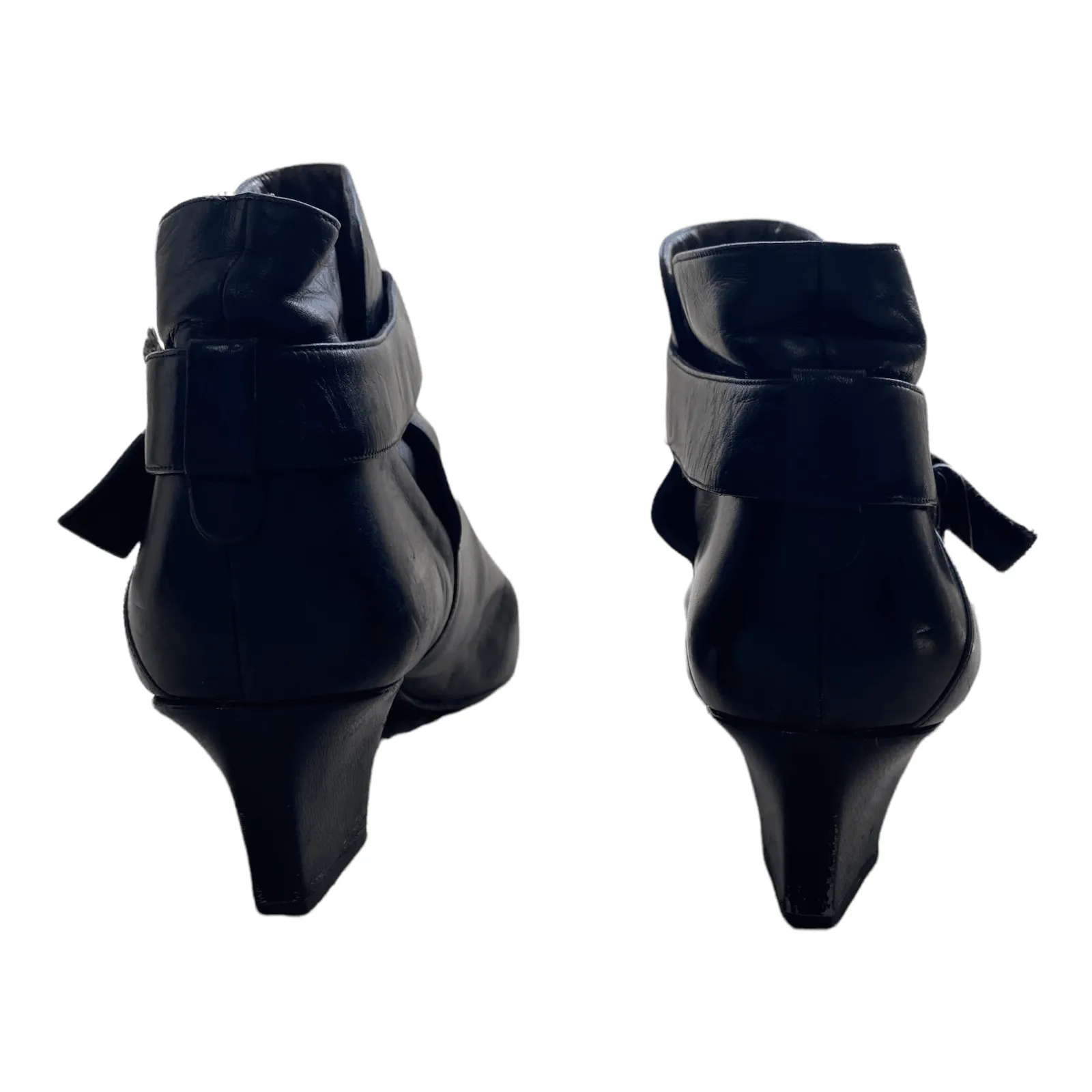 Russell and Bromley Leather Ankle Boots Black UK size 7 EU Size 40