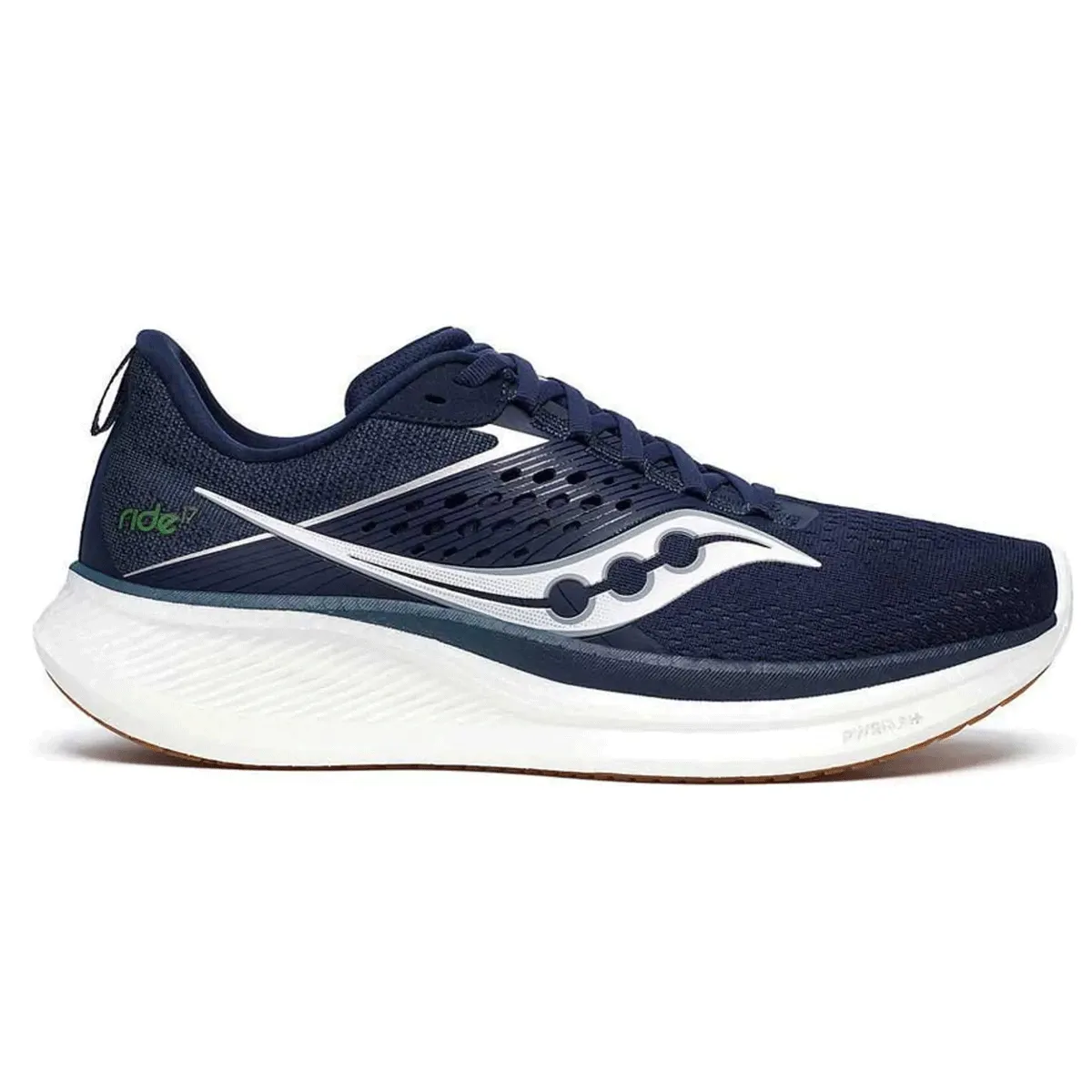 Saucony Ride 17 Running Shoes - Mens - Navy/Gum