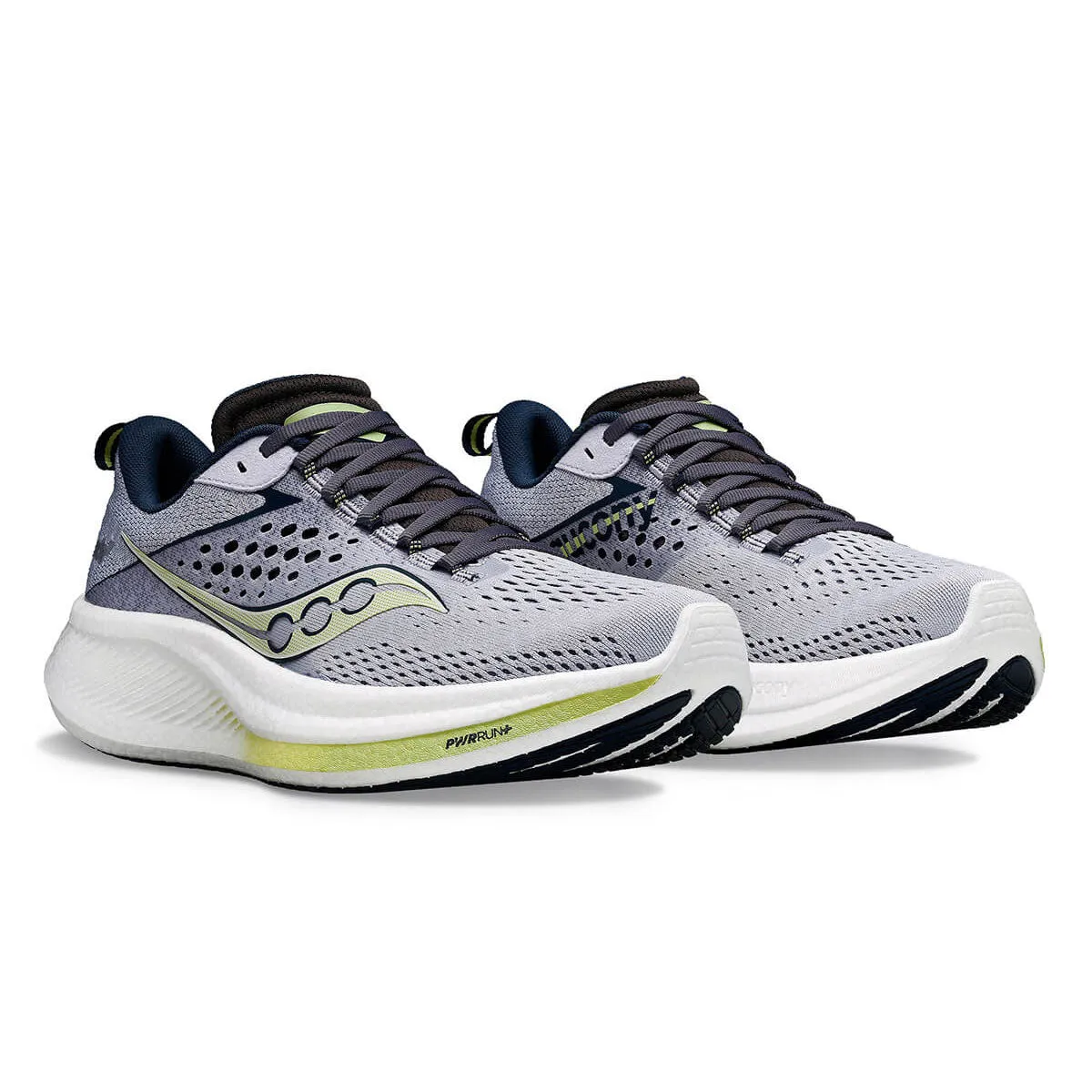 Saucony Ride 17 Running Shoes - Womens - Iris/Navy