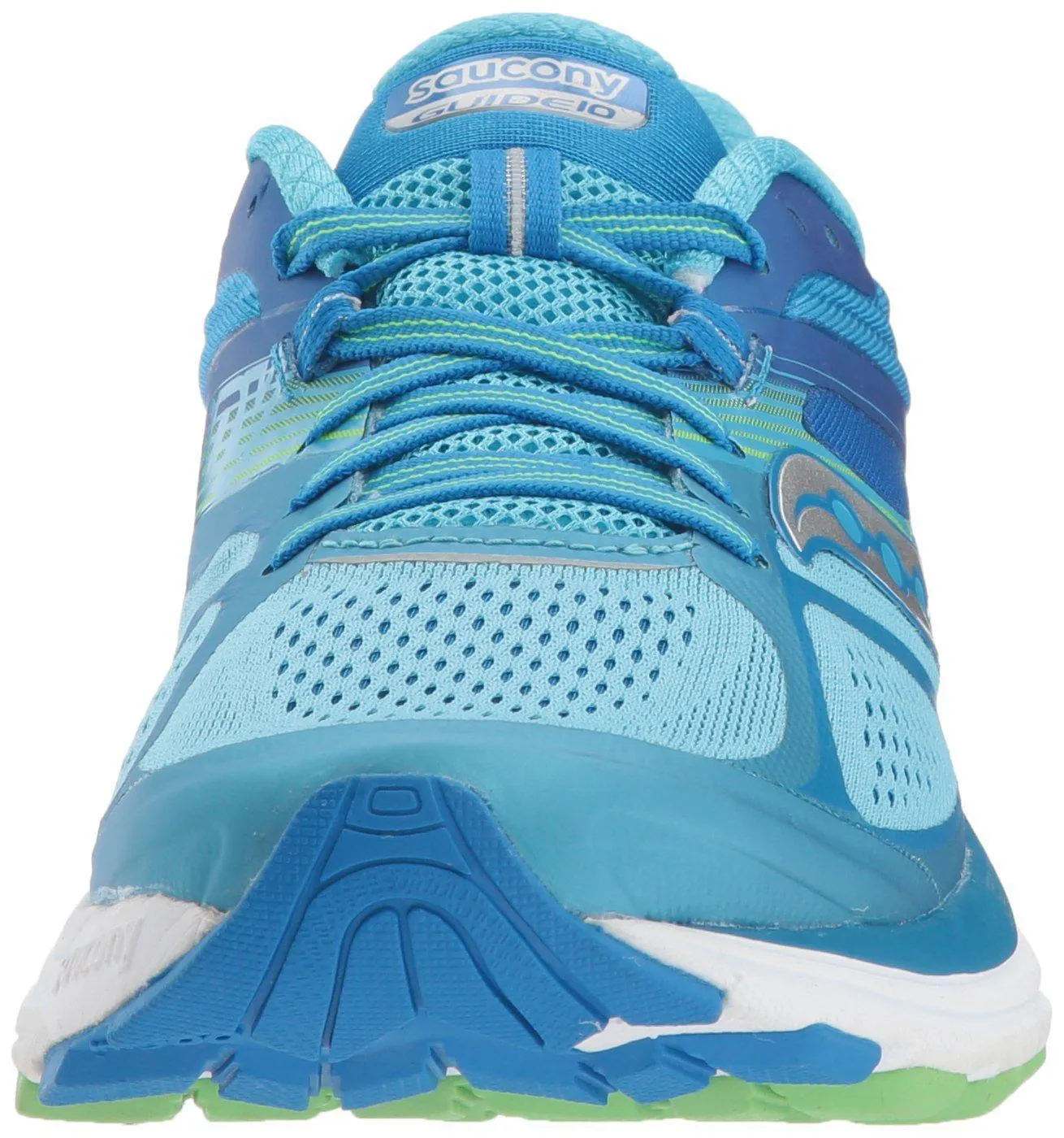Saucony Women's Guide 10 Running Shoe, Light Blue, 9.5 M