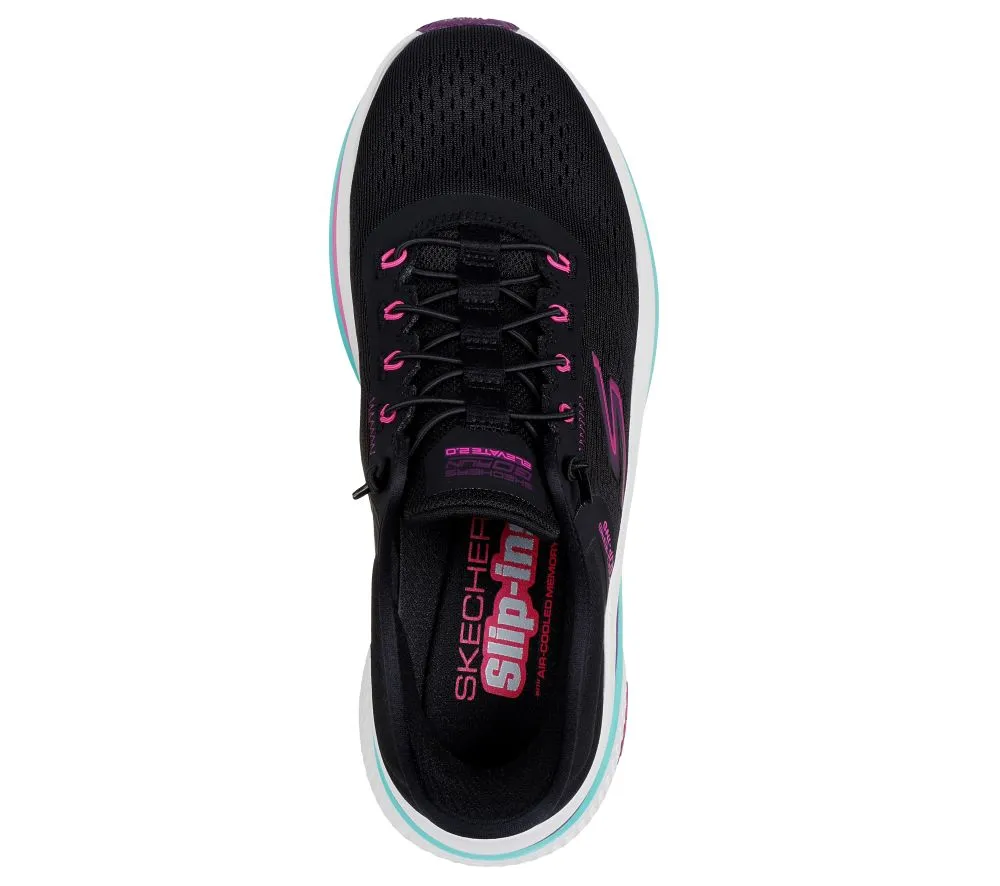 'Skechers' Women's GO RUN Elevate - Black / Pink