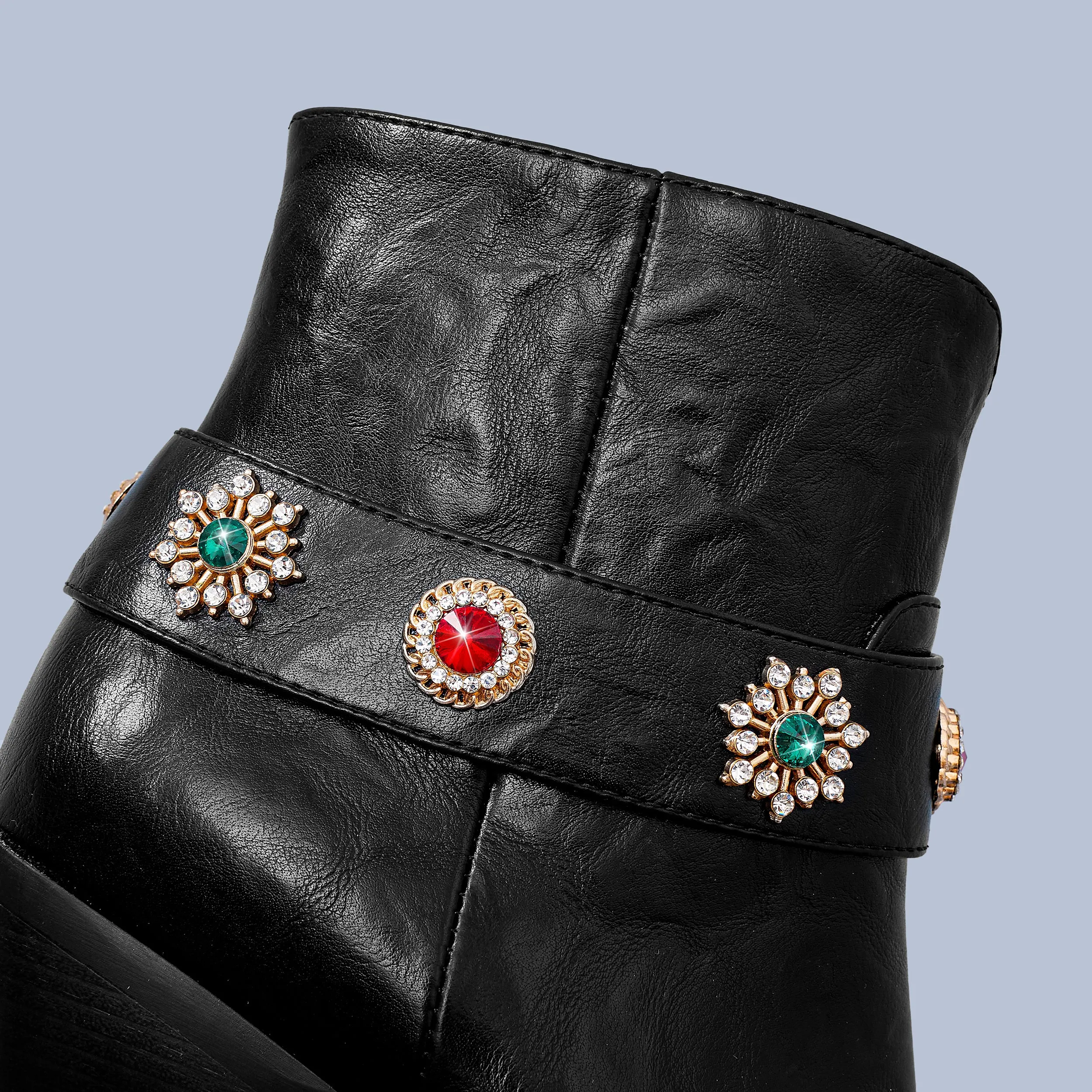 Sleek Western Ankle Boots