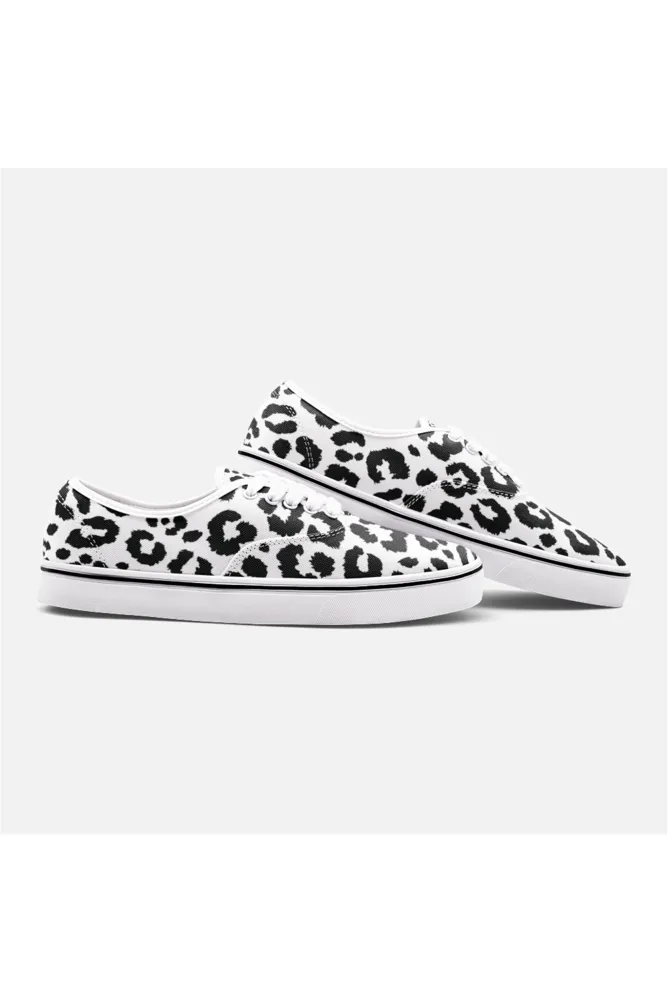 Snow Leopard Canvas Sneakers